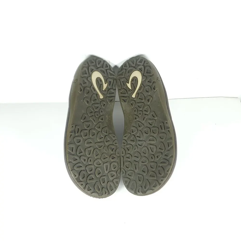 Olukai Men's Ohana US10 Brown Slip On Flat Thong Sandals